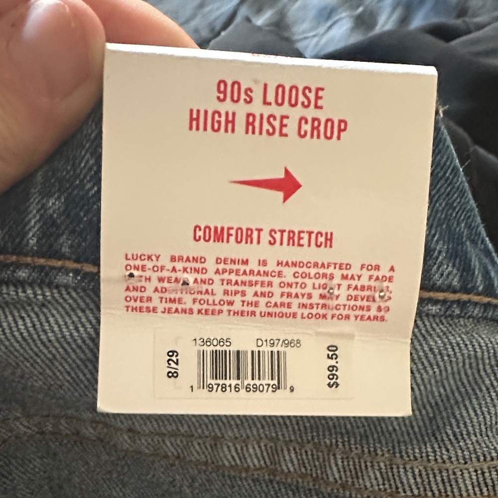 NWT Lucky Brand 90s Straight-Leg Jeans - Picture 11 of 11